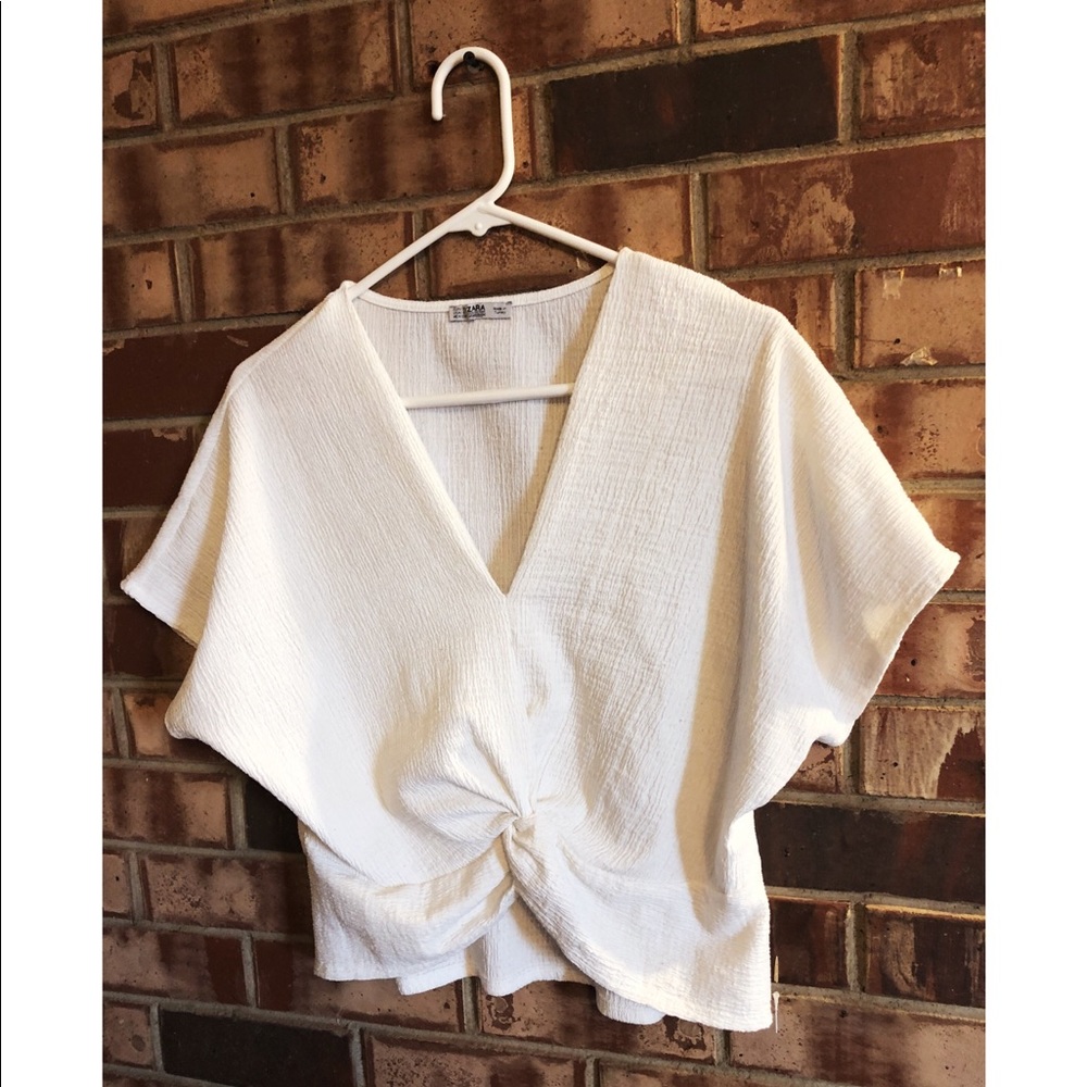 ZARA white blouse